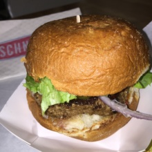 Gluten-free burger from Schnipper's Quality Kitchen